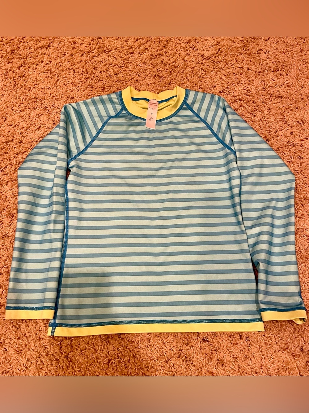 Coolibar Swim Shirt long sleeve stripes UPF 50+